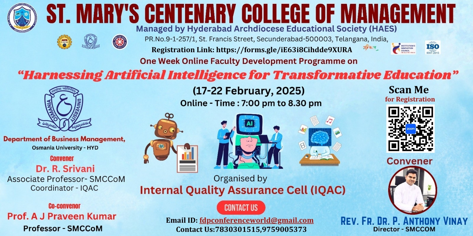 One Week Online Faculty 